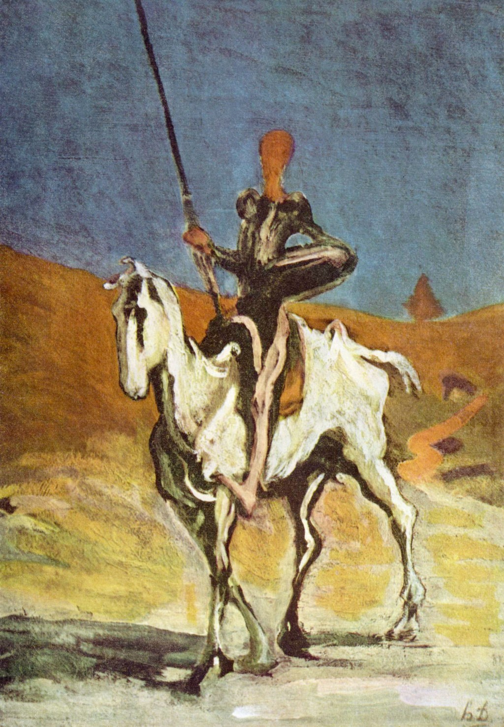 Honoré_Daumier_017 Don Quijote and Sancho Panza drawn by Honoré Daumier. Image: Verlagsgesellschaft mbH under the GNU Free Documentation License.