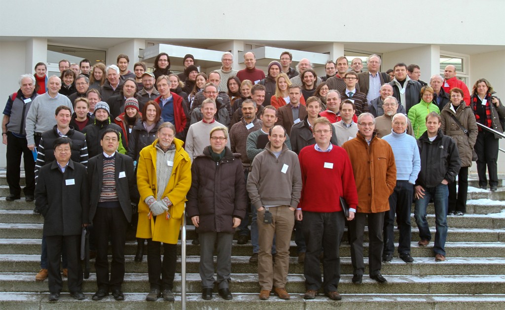 Family picture at the 2012 Linear Collider Forum at DESY, Germany.